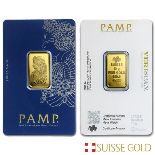 PAMP SUSIE GOLD BAR 10 GRAMS