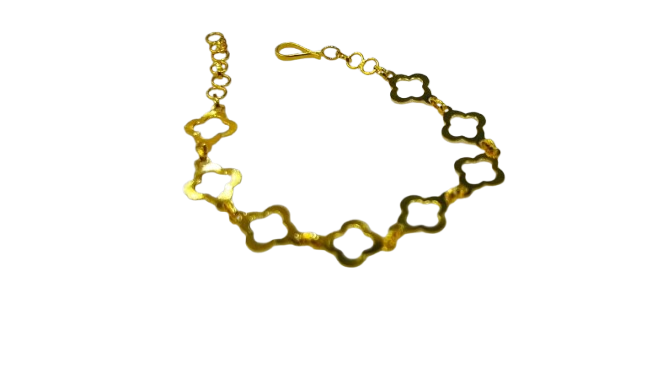 Clover Link Gold Bracelet