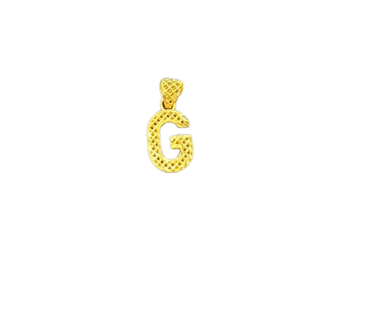 G - Alphabet Pendant 1.1 Gram