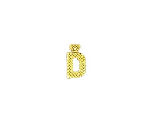 D - Alphabet Pendant 1.1 Gram