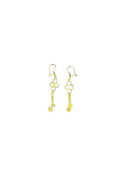 21k- Dubai Earings 2.6 Grams