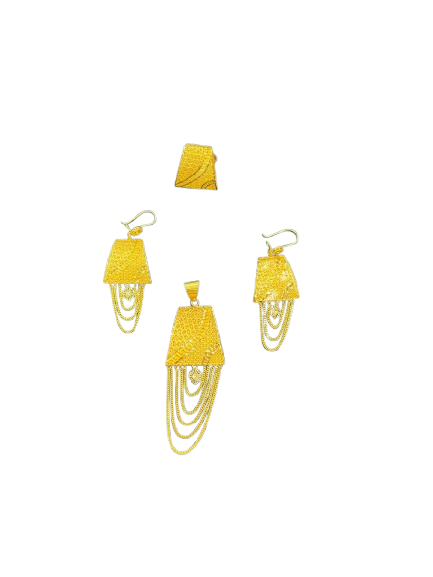 21k- Pendant Set Bahrani Design 26 Gram